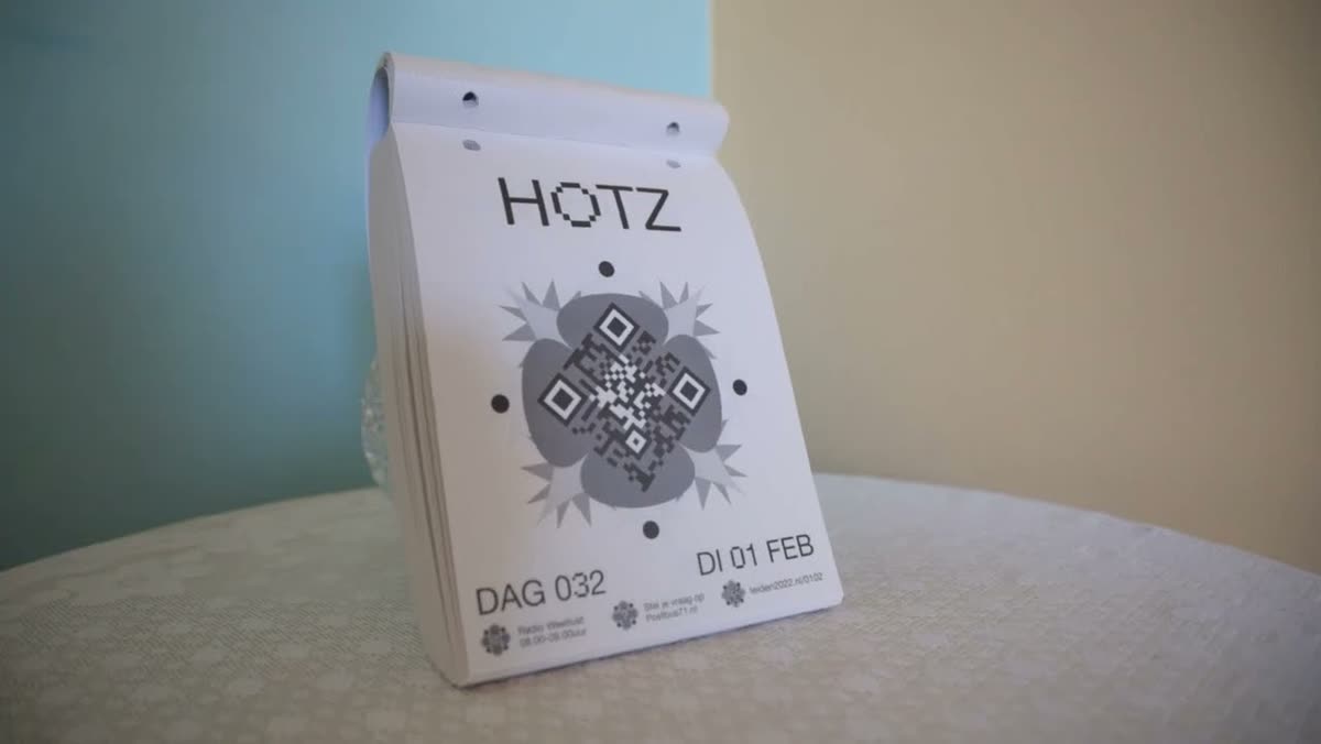 Videostill: Een video over schrijver F.B. Hotz voor Gemeente Oegstgeest