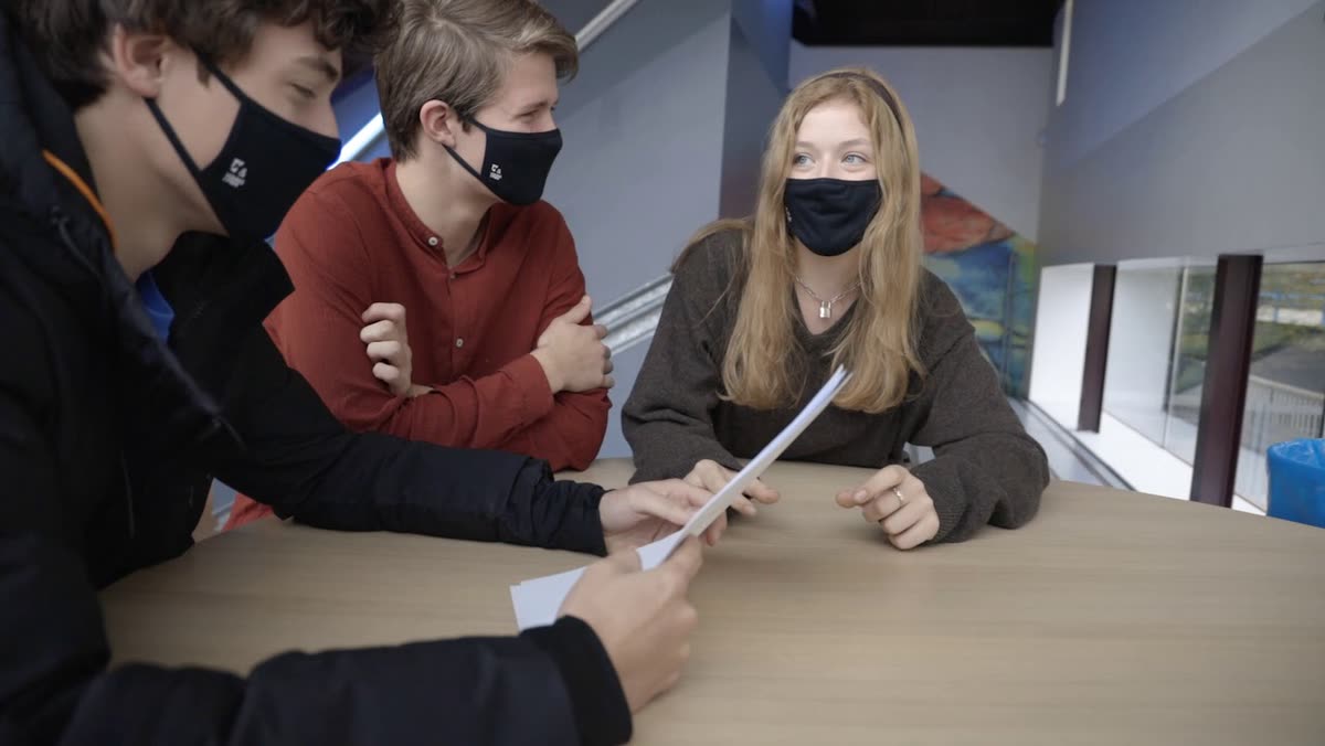 Videostill: Mondkapjes Actie Gemeente Noordwijk